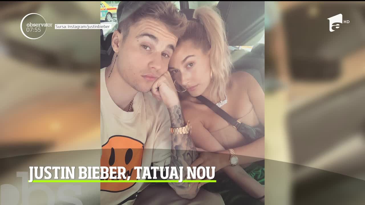 Justin Bieber şi-a făcut un nou tatuaj