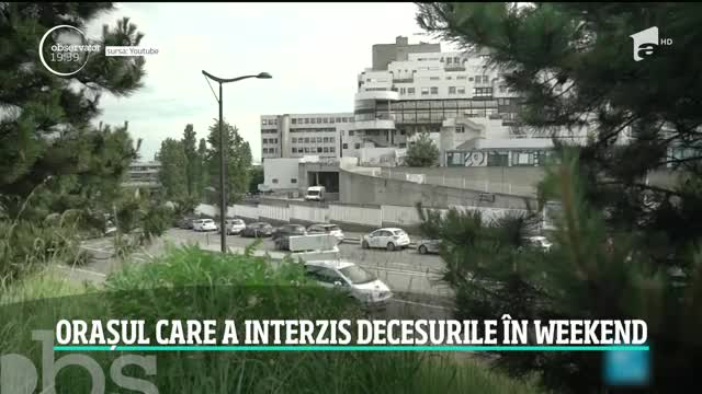 Oraşul care a interzis decesurile &icirc;n weekend