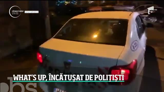 C&acirc;ntăreţul What's Up a ajuns &icirc;ncătuşat la Poliţie. I-a atacat pe agenţii chemaţi să intervină &icirc;ntr-un scandal cu iubita lui