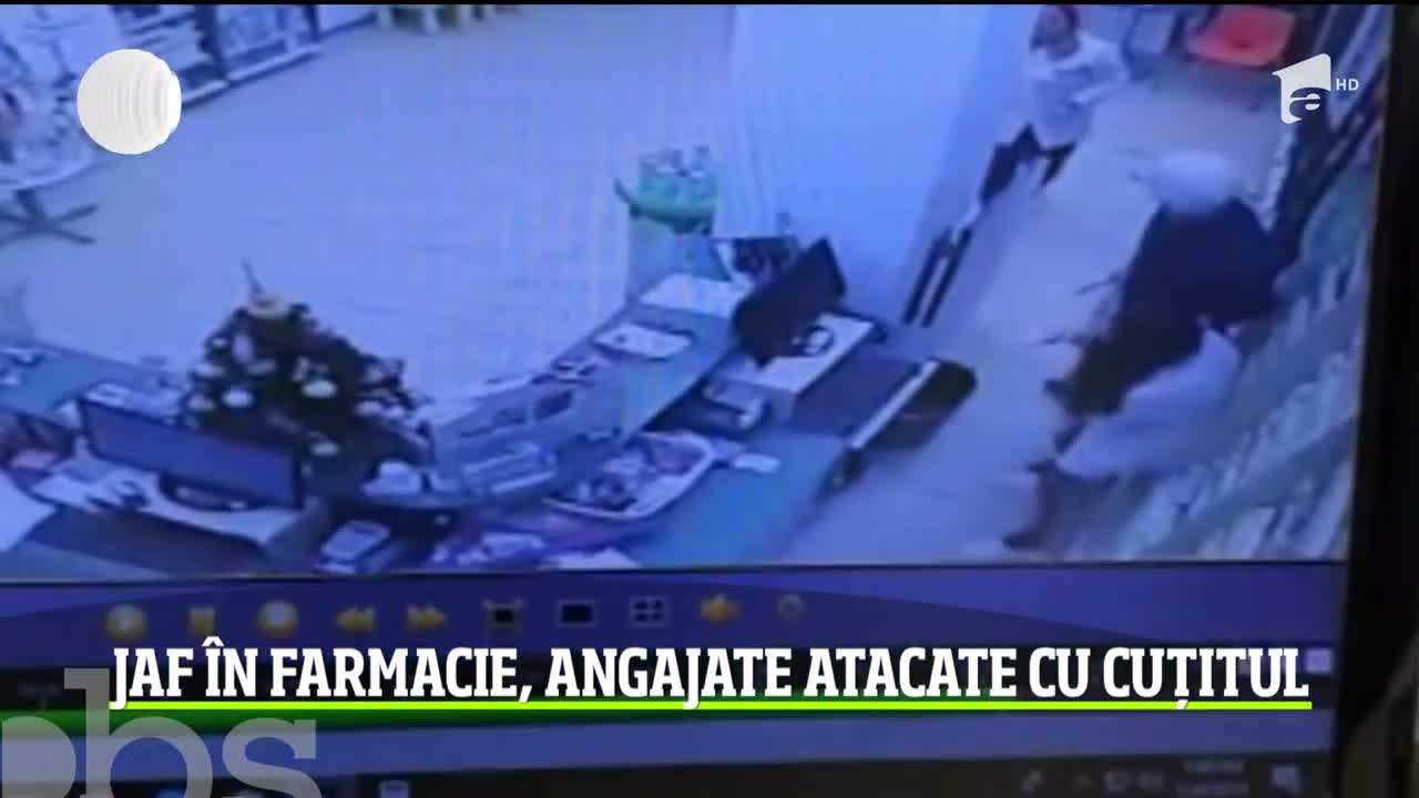 Un bărbat &icirc;narmat cu un cuţit a intrat &icirc;ntr-o farmacie din Suceava şi le-a amenințat cu moartea pe cele două v&acirc;nzătoare