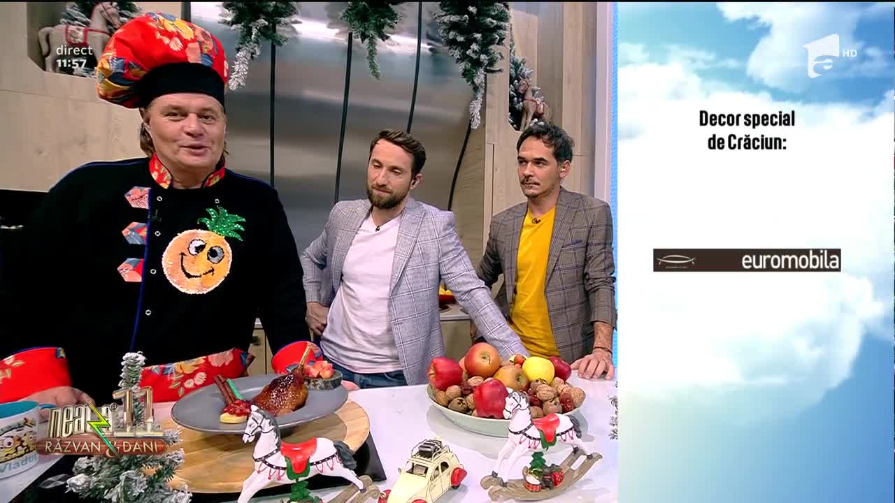 Neatza cu Răzvan și Dani. Reţeta zilei: "G&acirc;scă la oraş" cu sfeclă roşie şi dulceaţă de mere