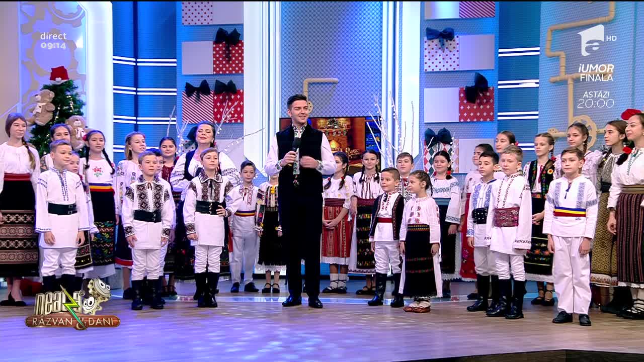 Neatza cu Răzvan și Dani. Mărioara Man Gheorghe, Grigore Gherman și Grupul Folcloric Mlădițe Ilfovene c&acirc;ntă colindul Seara asta-i seară mare