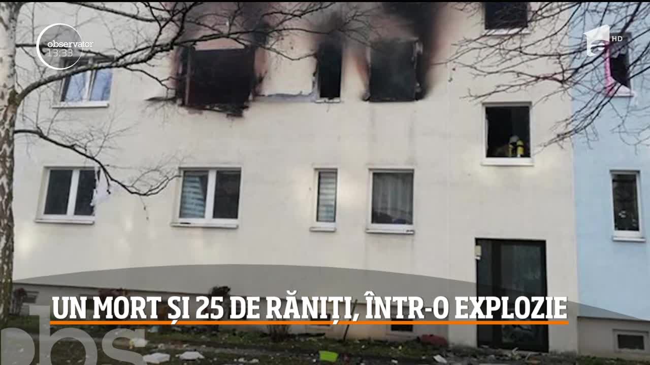 Tragedie &icirc;n Germania! Cel puţin o persoană şi-a pierdut viaţa şi 25 au fost rănite &icirc;n urma unei explozii care s-a produs