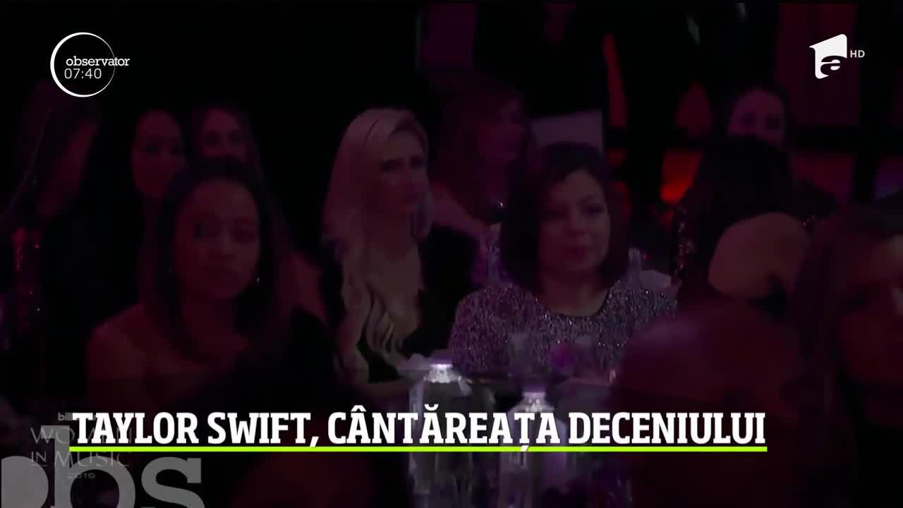 Taylor Swift, declarată c&acirc;ntăreața deceniului