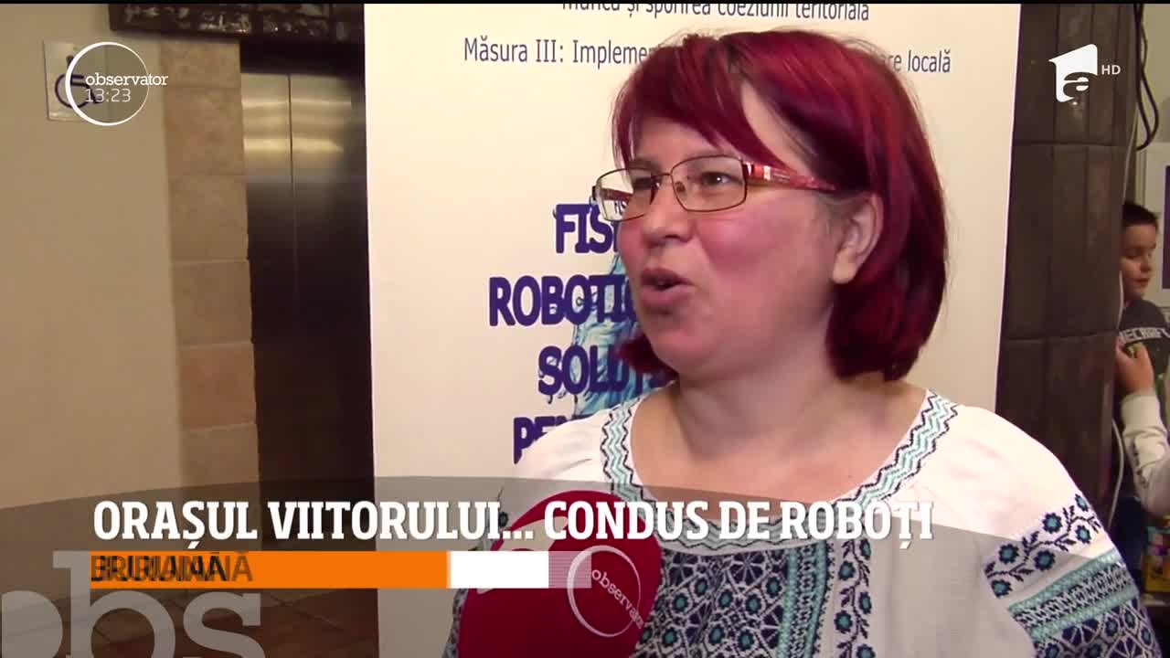 O lume a roboţilor multifuncţionali, g&acirc;ndită de copii! Este un proiect realizat de tinerii unui club de robotică din Galaţi
