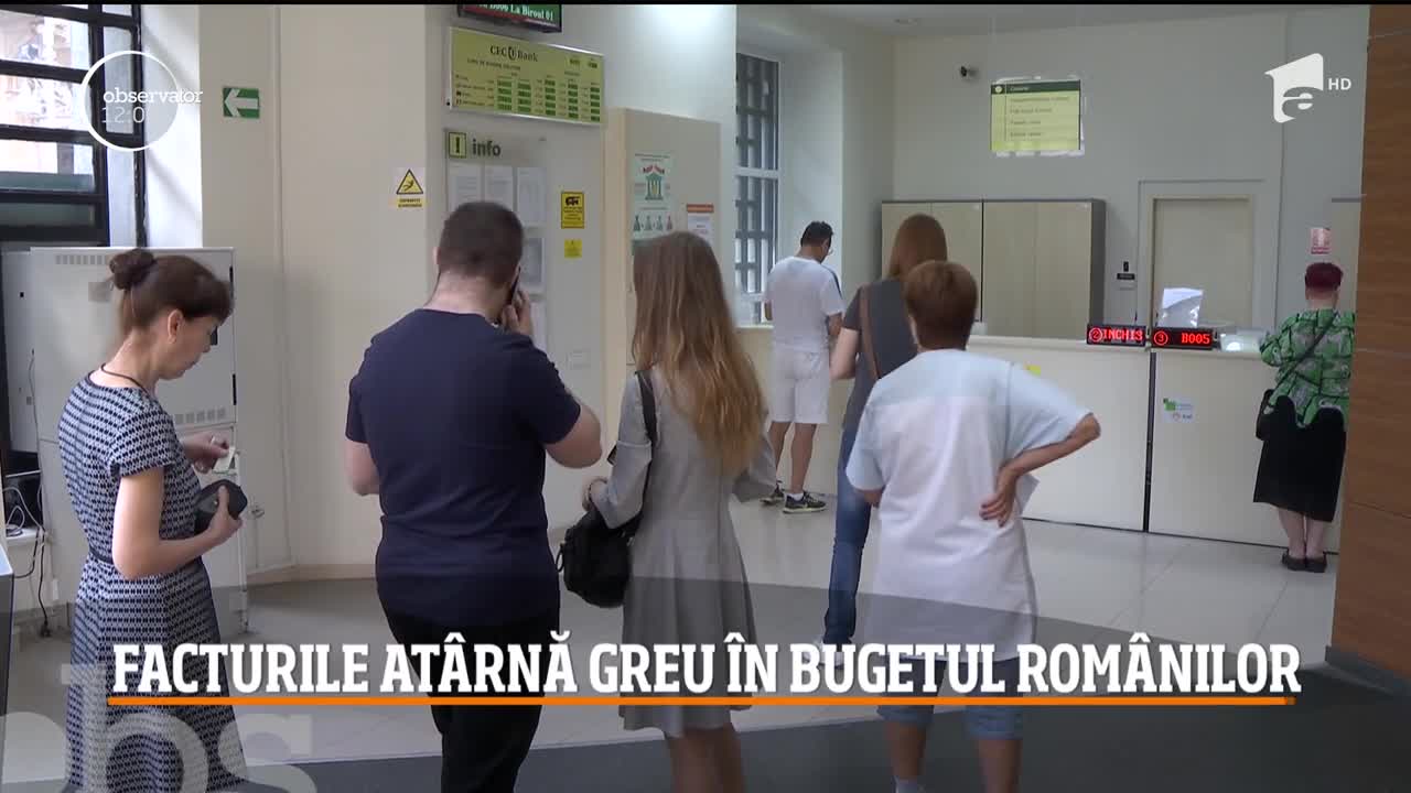 Rom&acirc;nii, codași la economisire. Facturile at&acirc;rnă greu &icirc;n bugetul tuturor