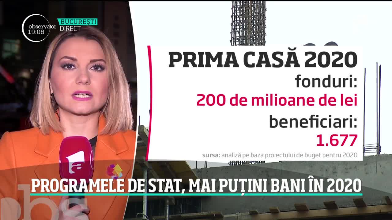 Programele de stat, mai puțini bani &icirc;n 2020