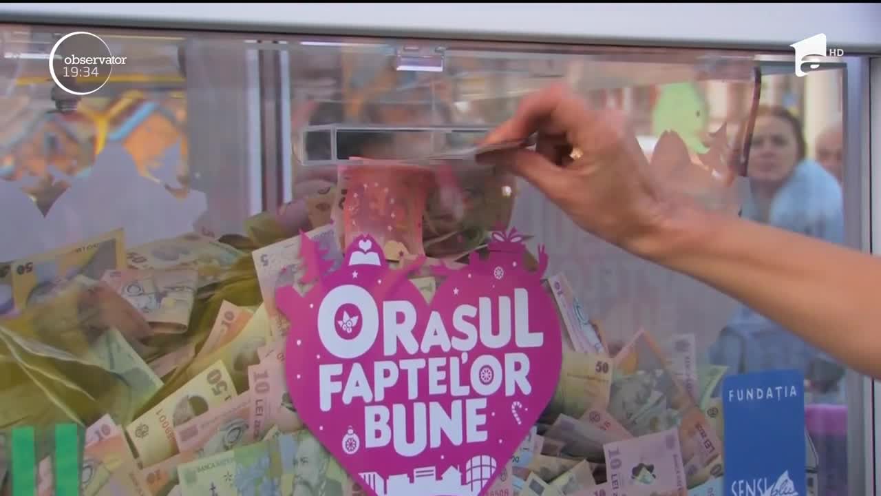 Oradea s-a transformat &icirc;n Oraşul Faptelor Bune!