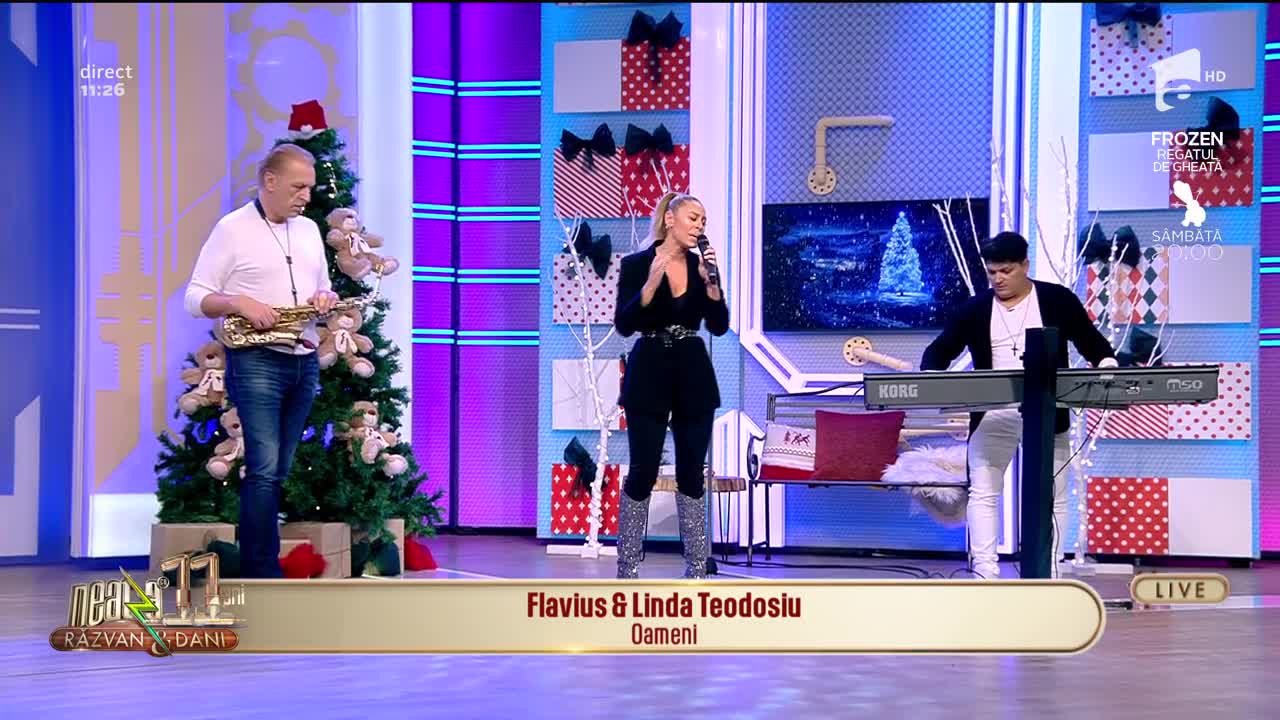 Neatza cu Răzvan și Dani. Linda Teodosiu c&acirc;nta senzational piesa Oameni a lui Aurelian AndreescuNeatza cu Răzvan și Dani. Linda Teodosiu c&acirc;nta senzational piesa Oameni a lui Aurelian Andreescu