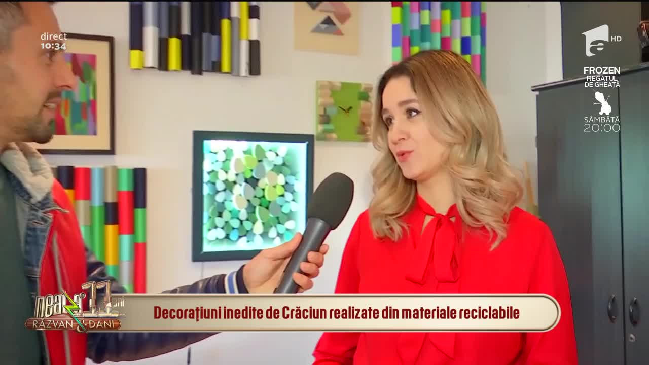 Neatza cu Răzvan și Dani. Decorațiuni inedite de Crăciun realizate din materiale reciclabile