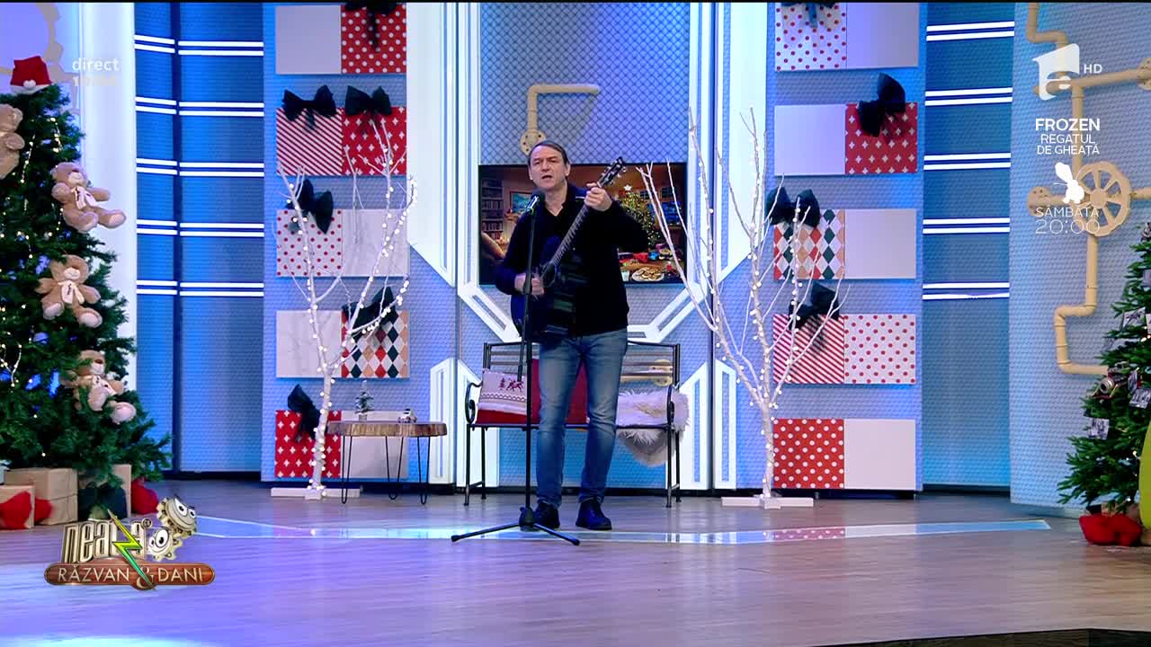 Neatza cu Răzvan și Dani. Andrei Păunescu c&acirc;ntă piesa Să fii și tu un Moș Crăciun