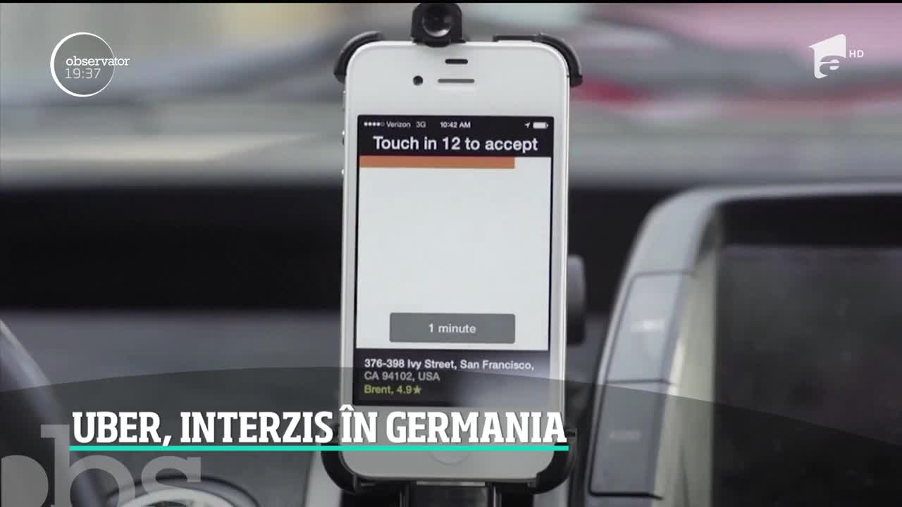 Uber, interzis &icirc;n Germania