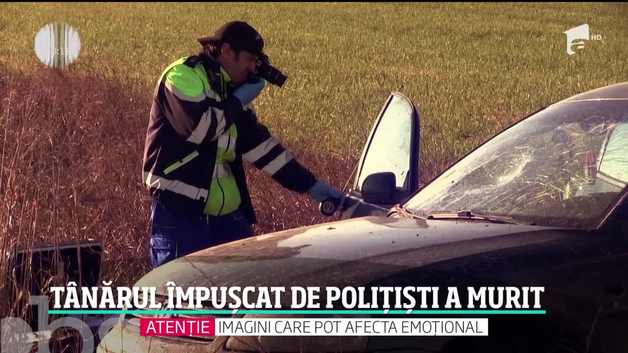 T&acirc;nărul &icirc;mpuşcat de două ori de poliţiştii din Constanţa a murit