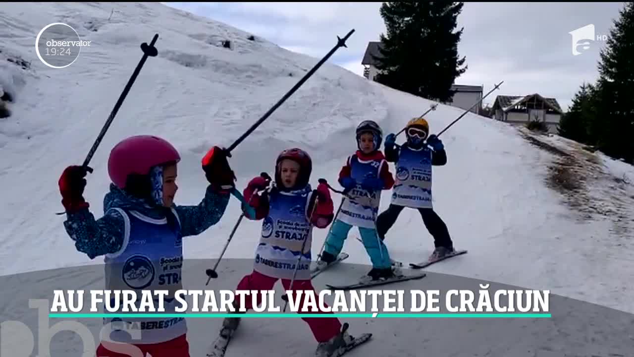 Rom&acirc;nii au furat startul vacanţei de Crăciun!