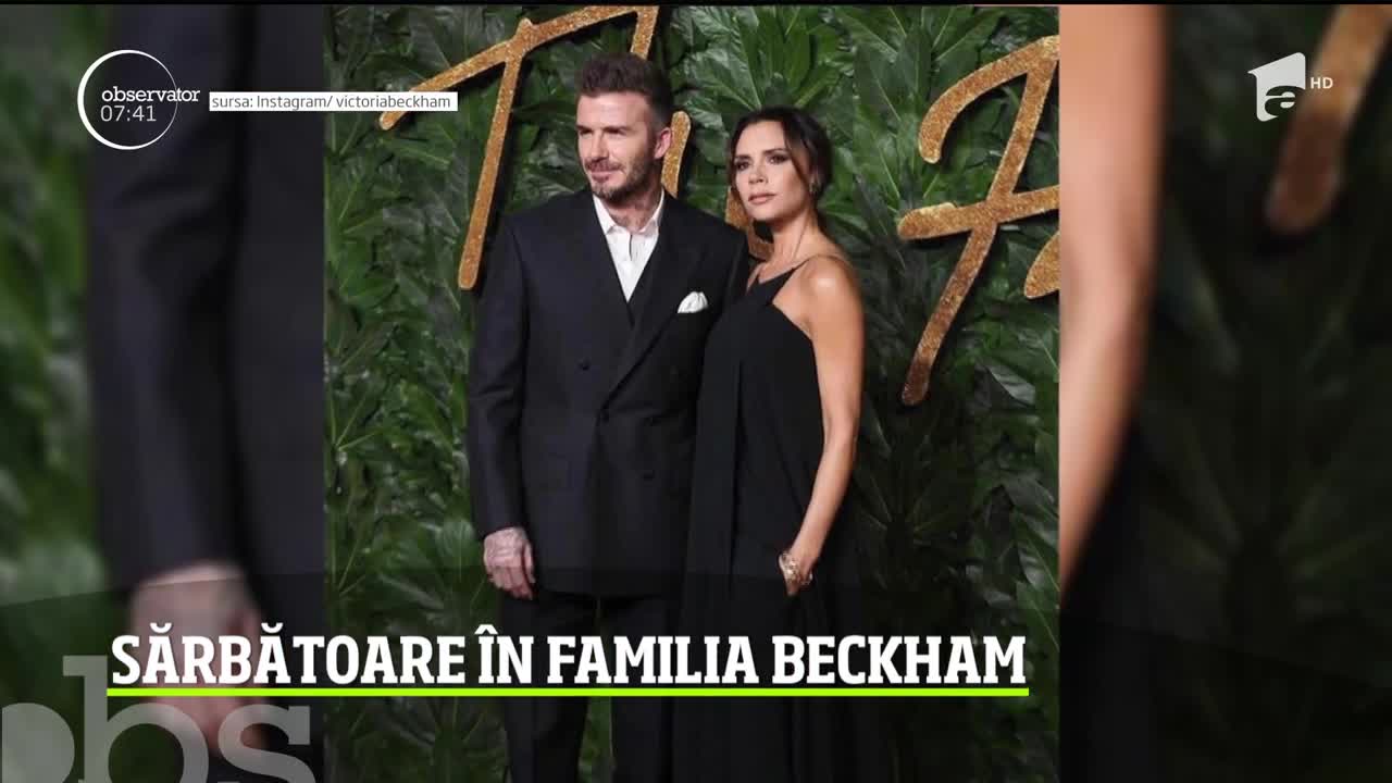 Sărbătoare &icirc;n familia Beckham! Doi dintre copiii celebrului cuplu au fost botezaţi