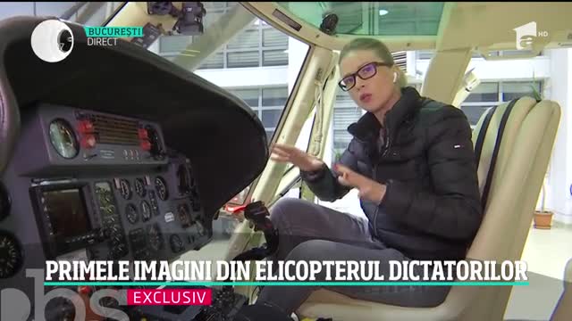 Primele imagini din elicopterul cu care au fugit soţii Ceauşescu