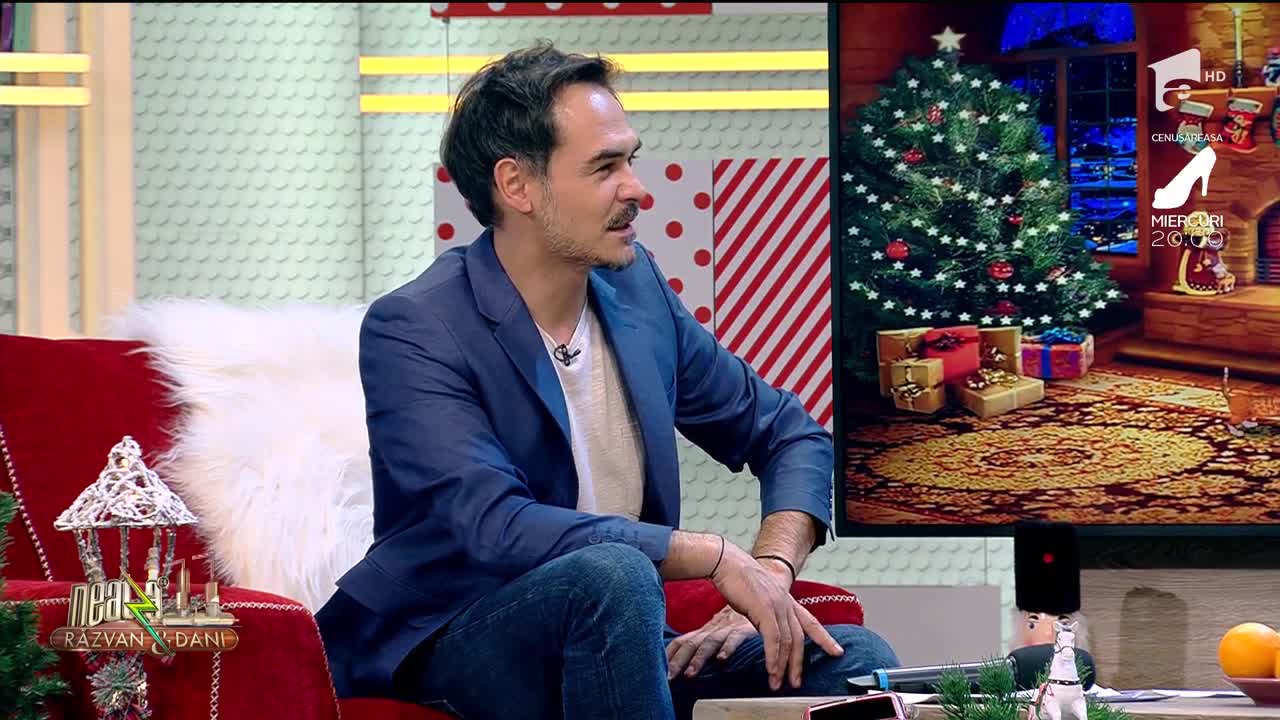 Daniel Robu c&acirc;ntă, la Neatza cu Răzvan și Dani, melodia "My Christmas Dream"