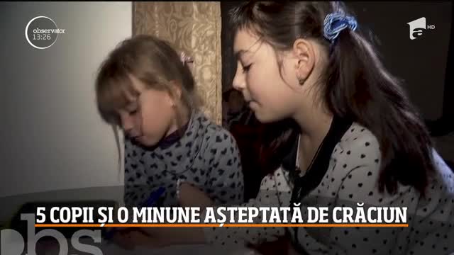 Campania Ajut eu: Cinci copii și o minune Crăciun
