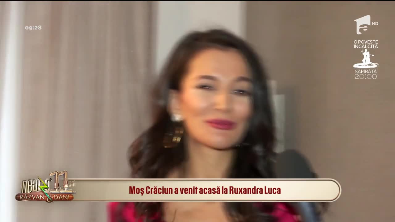 Neatza cu Răzvan și Dani. Moș Crăciun a venit acasă la Ruxandra Luca! Ce cadouri a pus Moșul sub brad