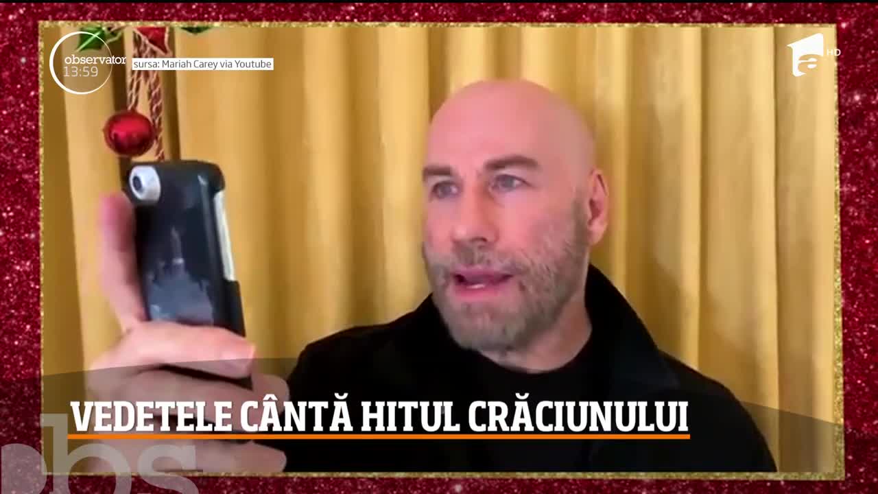 Vedetele americane c&acirc;ntă hitul Crăciunului.  Printre ele sunt Kim Kardashian, Snoop Dogg, John Travolta şi Ariana Grande