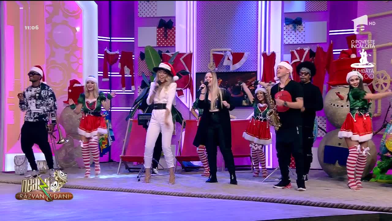 Neatza cu Răzvan și Dani. Mandinga și Olivia Addams c&acirc;ntă melodia Bandida