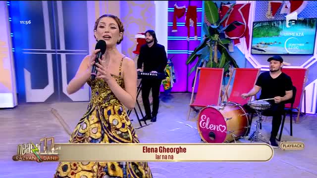 Neatza cu Răzvan și Dani. Elena Gheorghe c&acirc;ntă melodia Iar na na