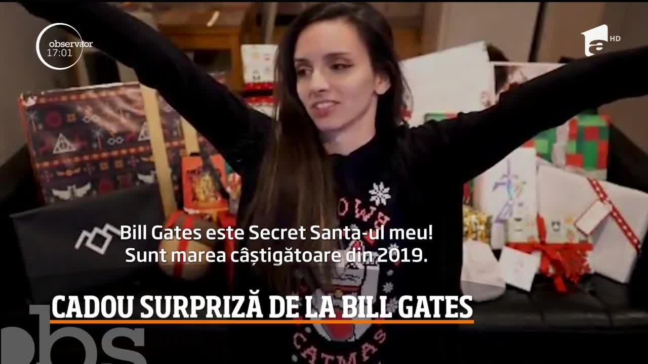 O t&acirc;nără din Statele Unite, cadou de Secret Santa chiar de la Bill Gates. Ce a primit