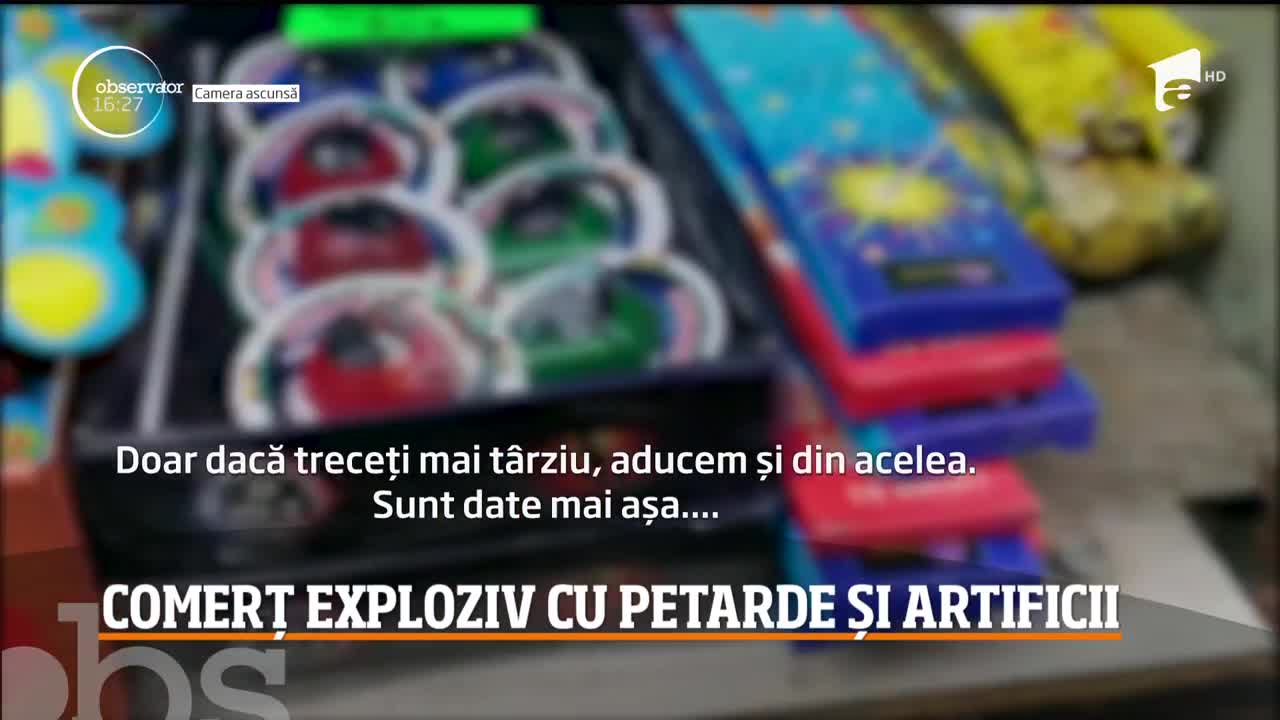 Comerț cu petarde periculoase