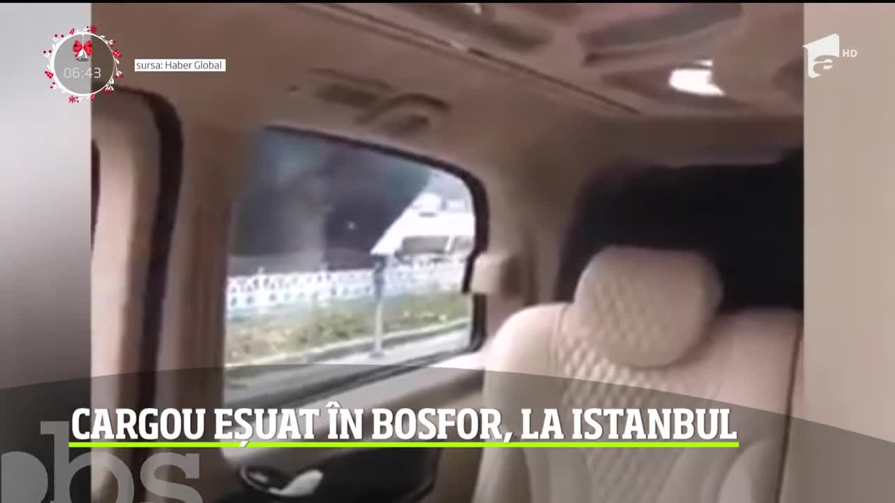 Traficul maritim prin str&acirc;mtoarea Bosfor, temporar oprit