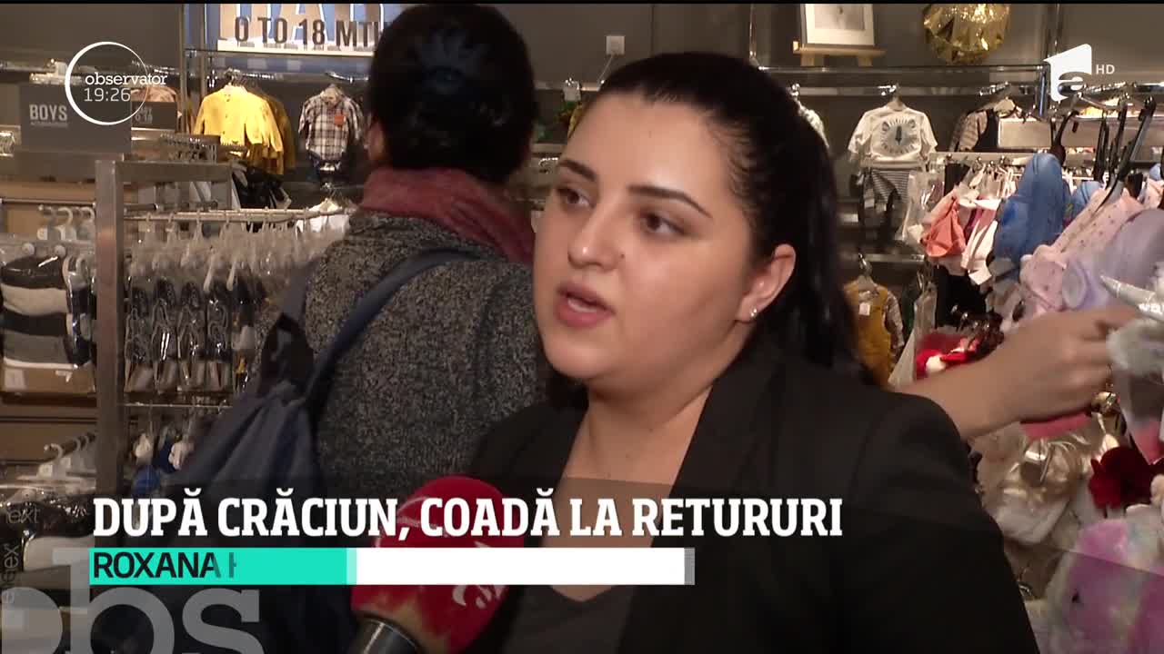 Rom&acirc;nii au umplut mall-urile, dornici să returneze cadourile primite de Crăciun. Ce spune legea despre retururi