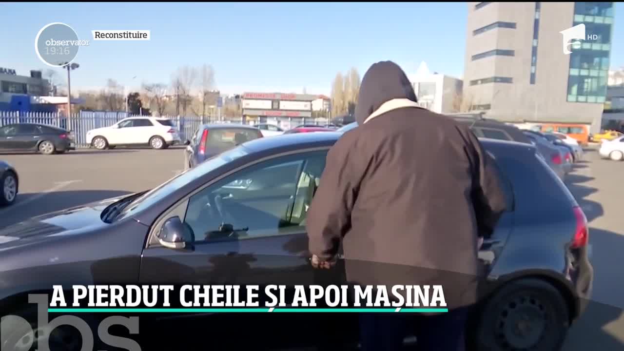 A pierdut cheile și apoi mașina