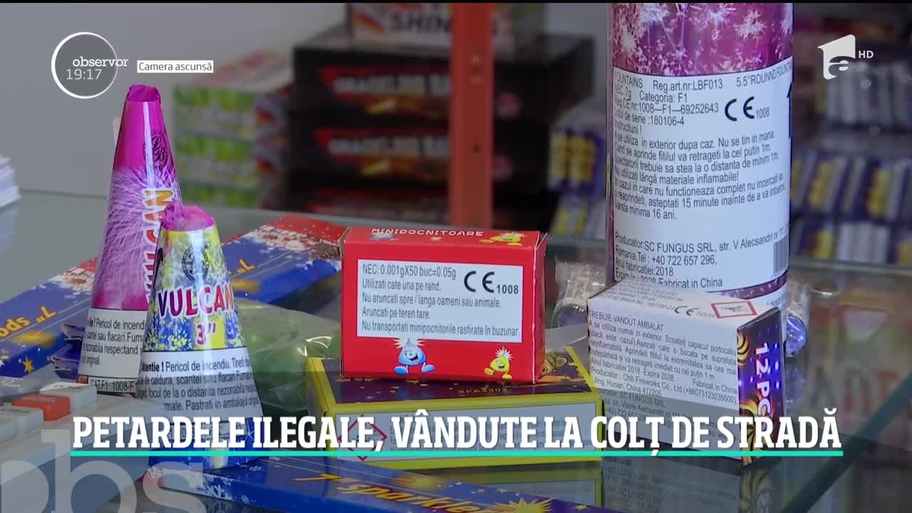 Petardele ilegale, v&acirc;ndute la colț de stradă, provoacă răni grave