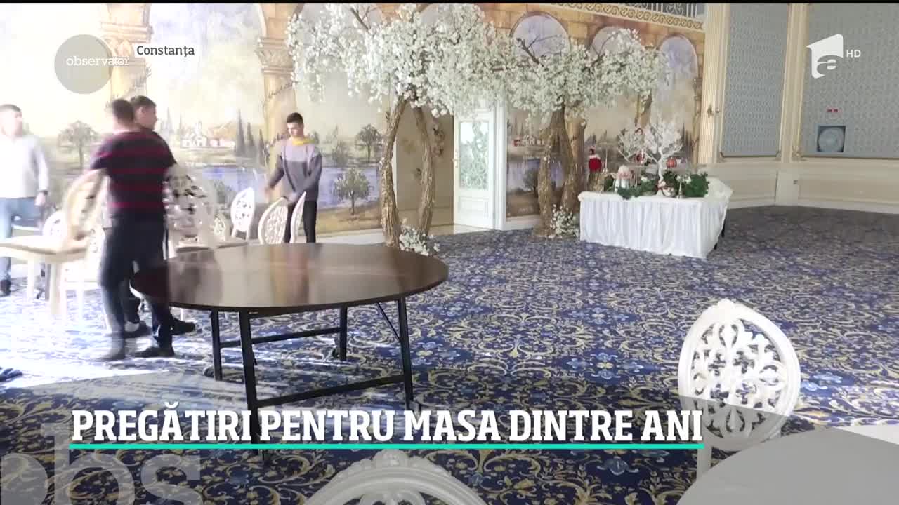 Ultimele pregătiri pentru masa dintre ani