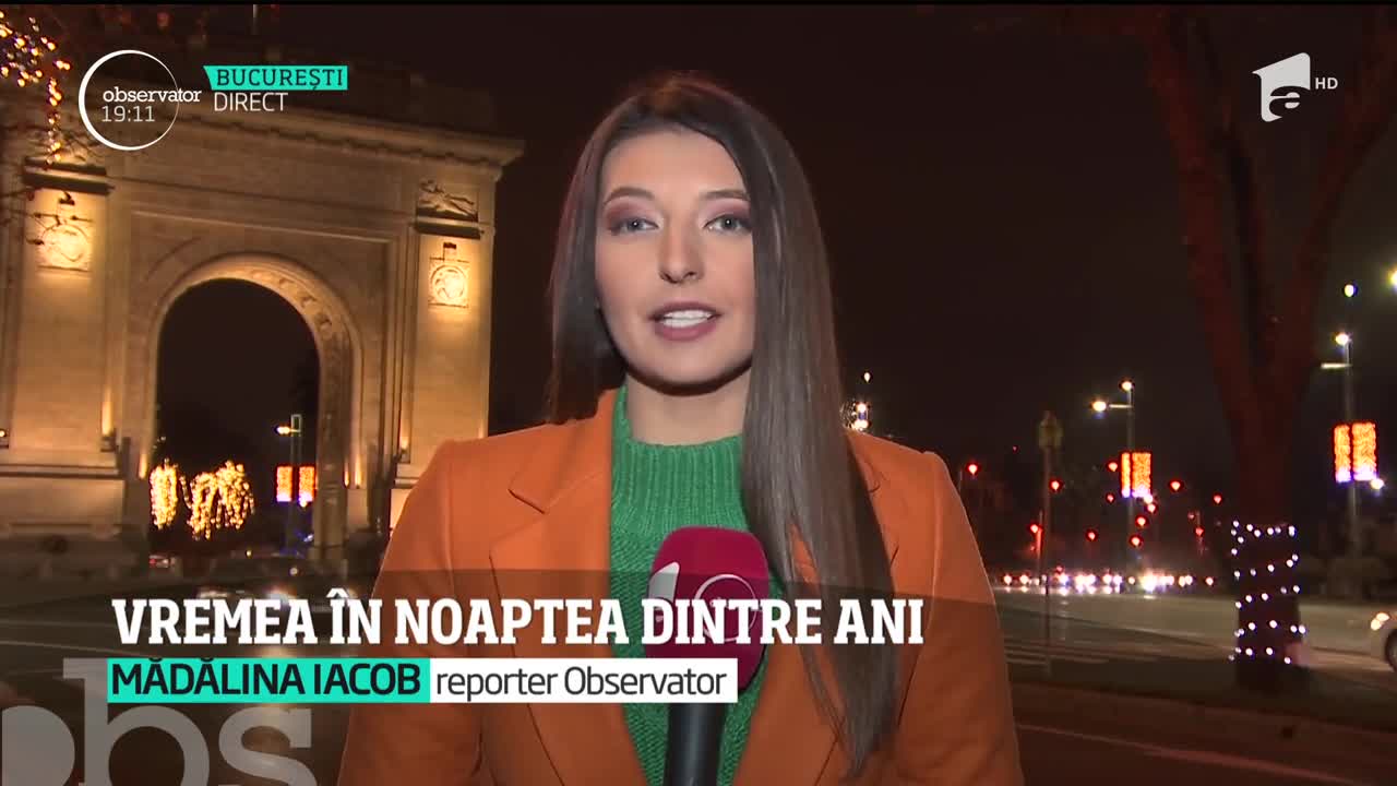 Vremea &icirc;n noaptea dintre ani