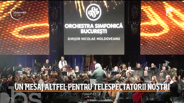 Spectacol fascinant la Sala Palatului! Orchestra Simfonică Bucureşti a susţinut concertul special de Revelion