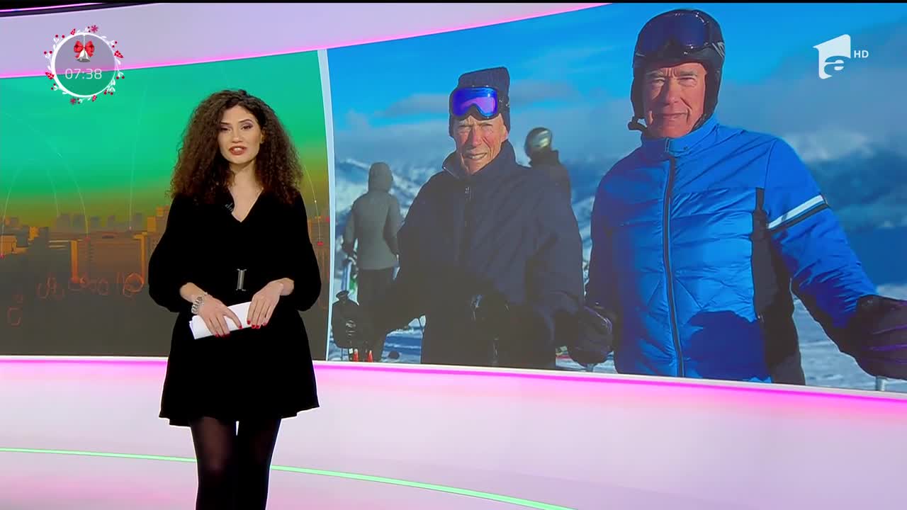 Arnold Schwarzenegger și Clint Eastwood, &icirc;mpreună la ski &icirc;n Sun Valley