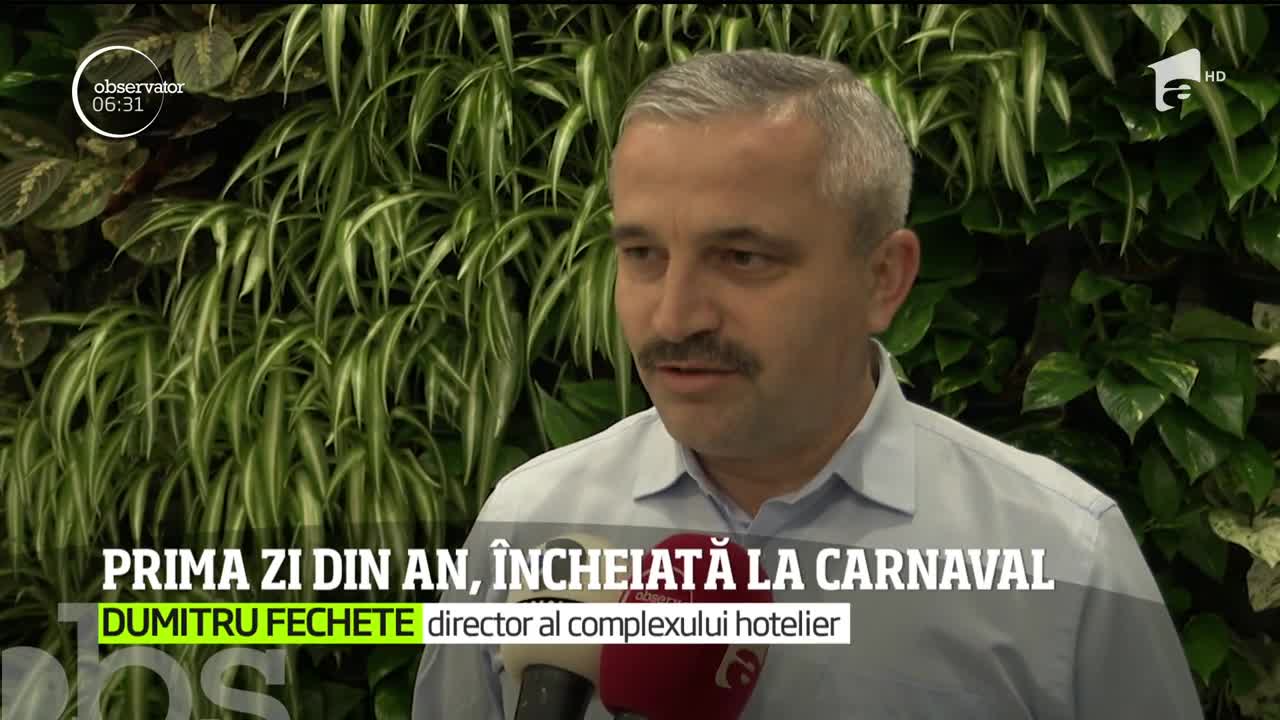 Prima zi din an, &icirc;ncheiată la carnavalul de la Băile Felix