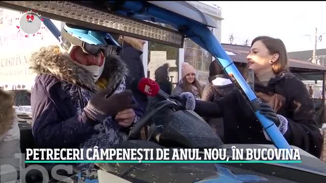 Petreceri c&acirc;mpenești de Anul Nou, &icirc;n Bucovina
