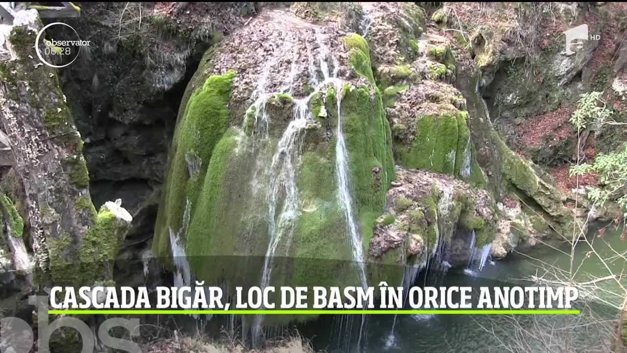 Cascada Bigăr, una dintre cele mai frumoase căderi de apă din lume. Peisaje care îți taie respirația