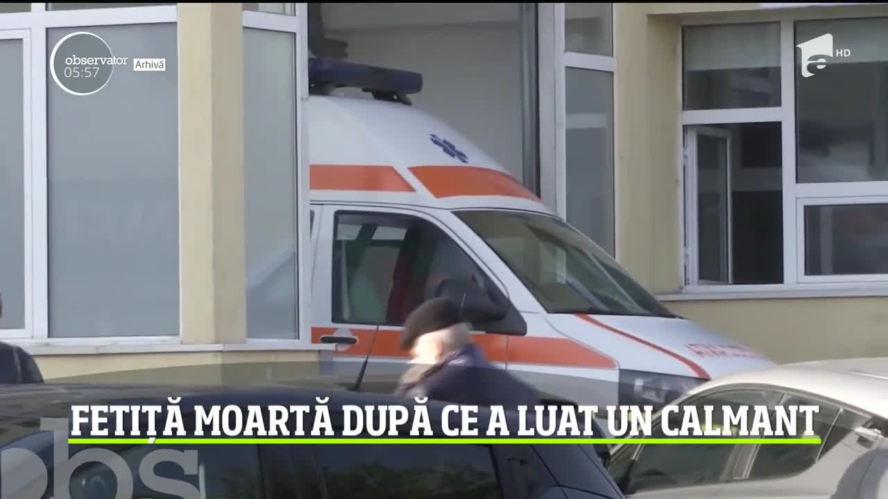 Fetiţă de 10 ani din judeţul D&acirc;mboviţa, moartă după ce a luat un calmant pentru o durere de cap