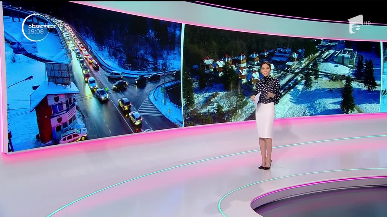 Blocaj fara precedent pe soselele din Valea Prahovei