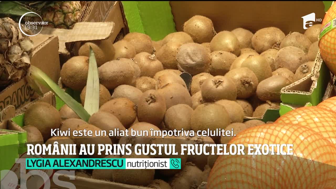 Rom&acirc;nii au prins gustul fructelor exotice