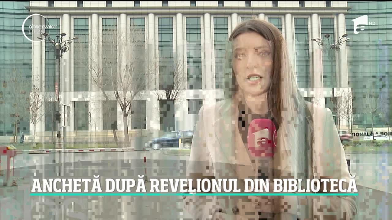 Anchetă după Revelionul organizat la Biblioteca Naţională