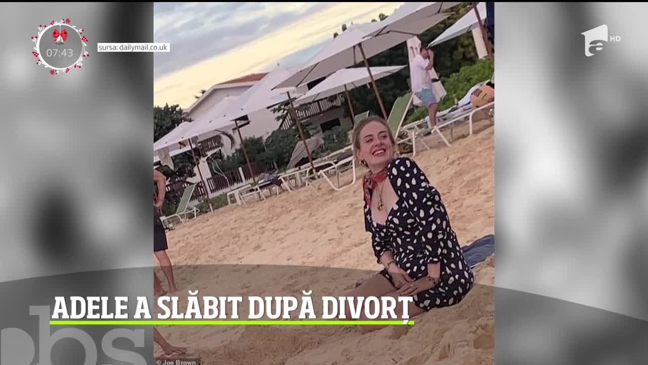 Adele a slăbit spectaculos după divorţ