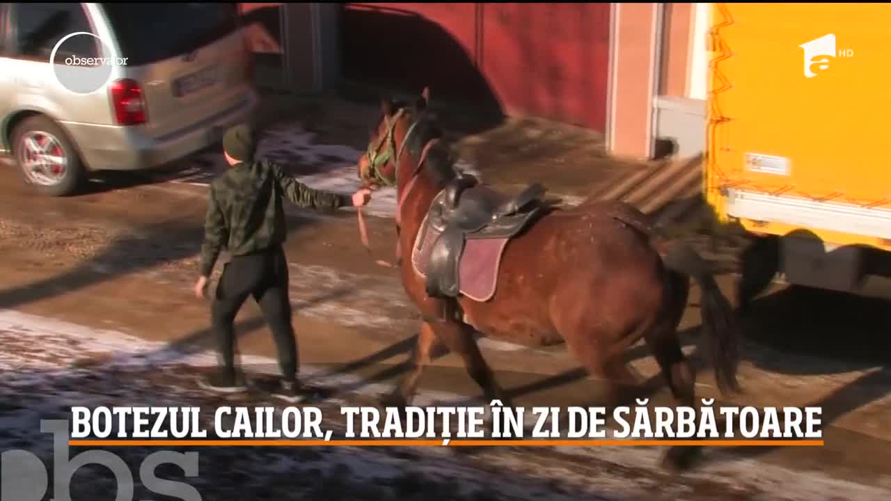 Botezul cailor, tradiție &icirc;n zi de sărbătoare