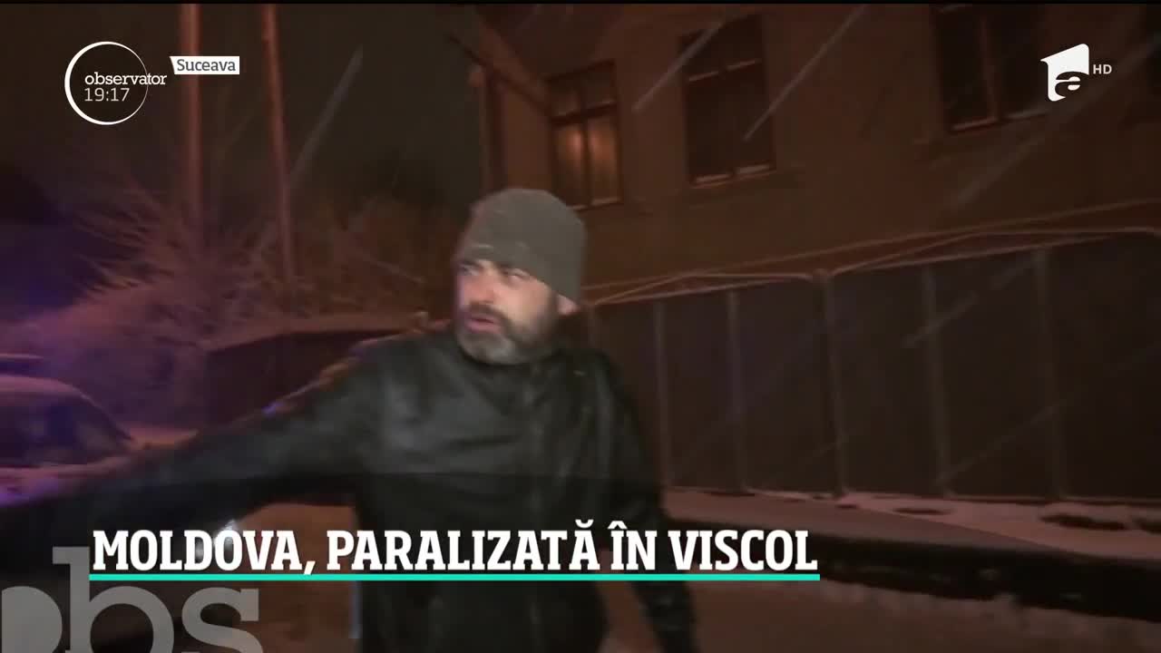 Moldova, paralizată &icirc;n viscol