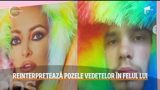 Bodi Imită, parodiantul care reinterpretează pozele vedetelor &icirc;n felul lui