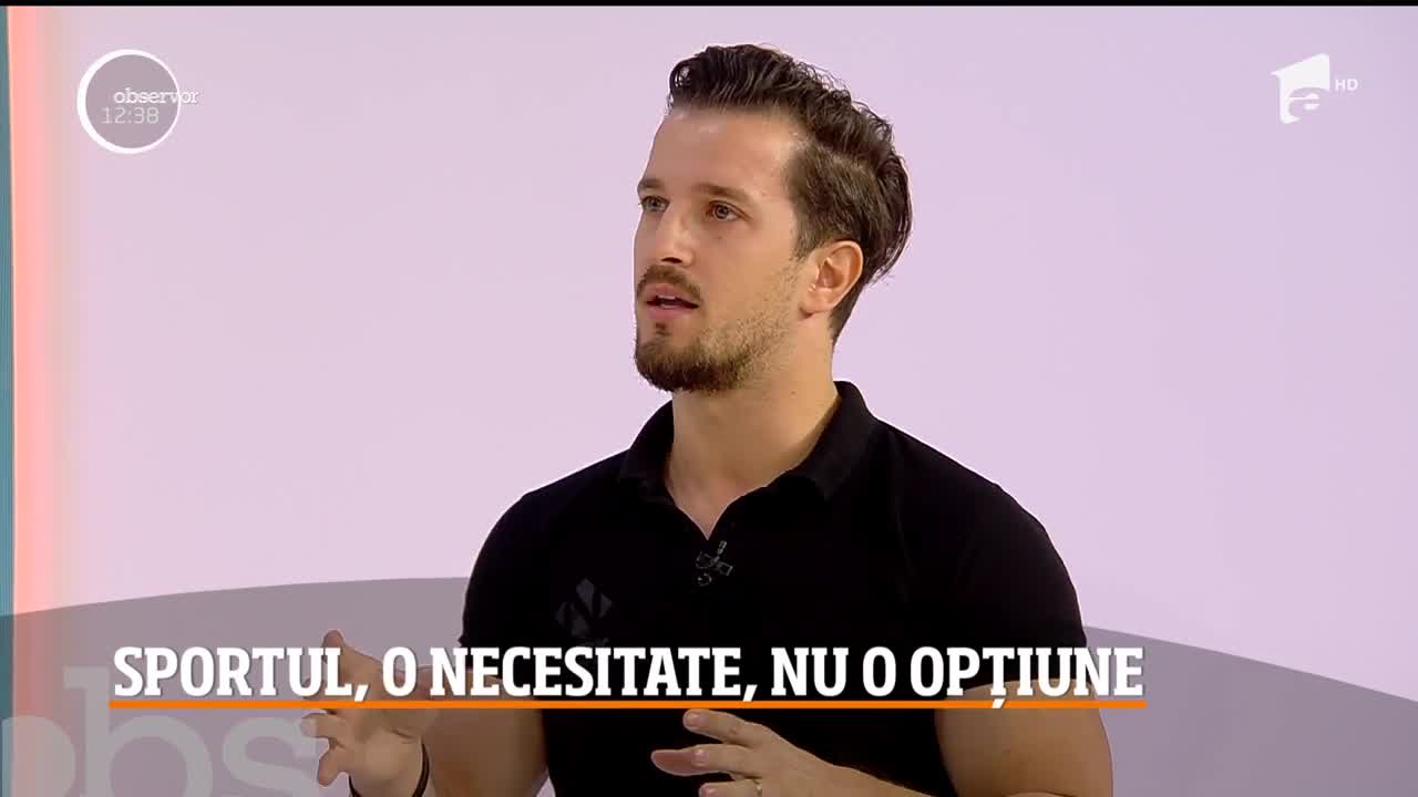 Florin Neby, antrenamente pas cu pas. Iată c&acirc;teva exerciții fizice simple pe care le poți face la sală sau acasă