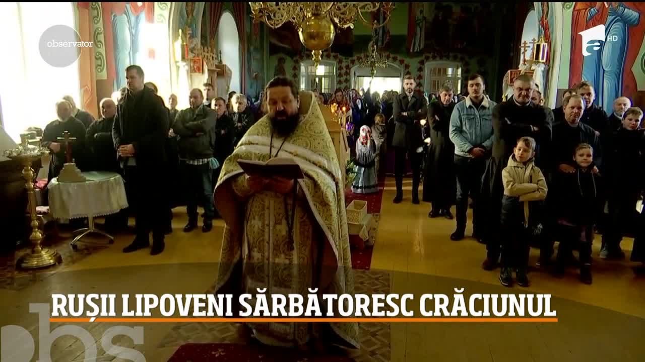 Rușii lipoveni sărbătoresc Crăciunul