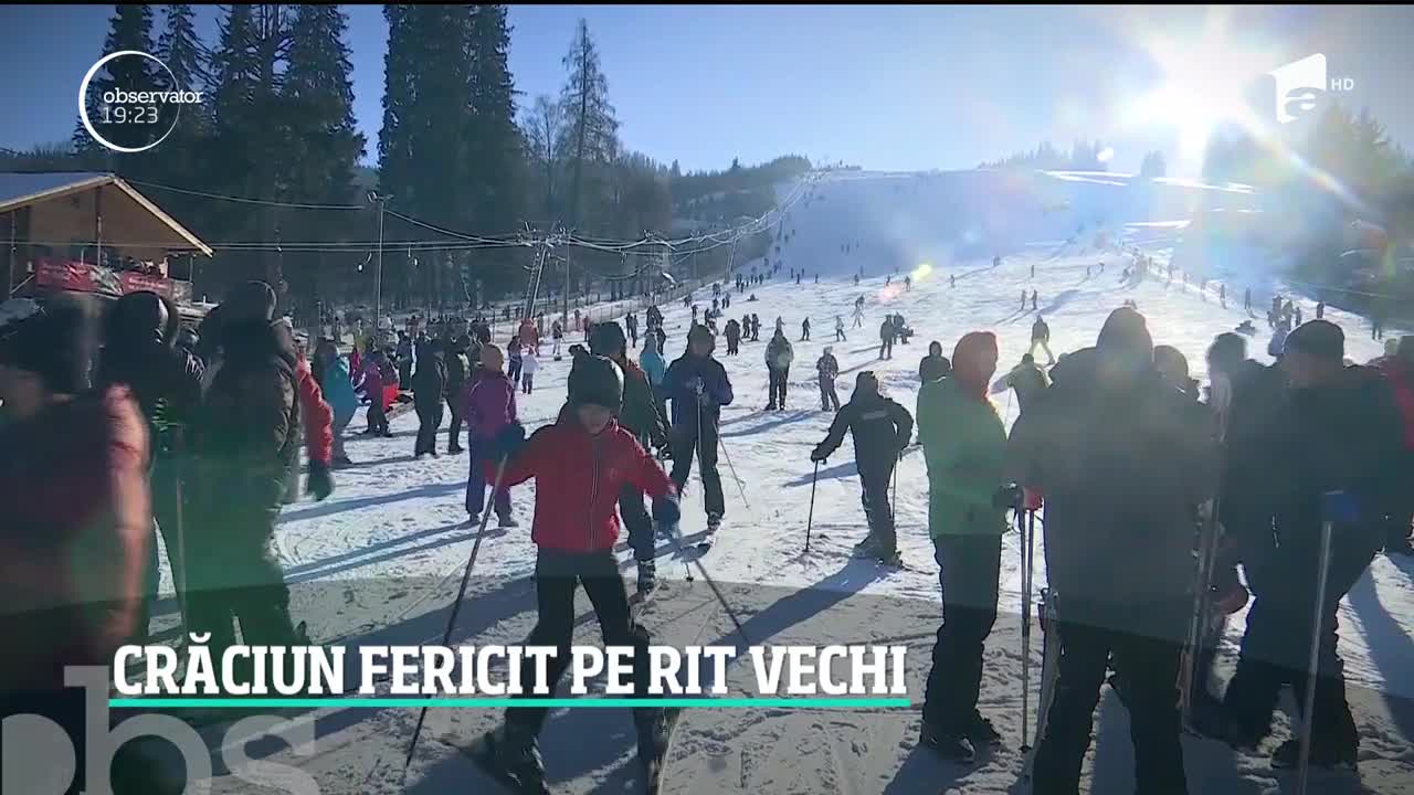 Ruşii lipoveni, s&acirc;rbii, dar şi moldovenii de peste Prut sărbătoresc naşterea M&acirc;ntuitorului, pe rit vechi